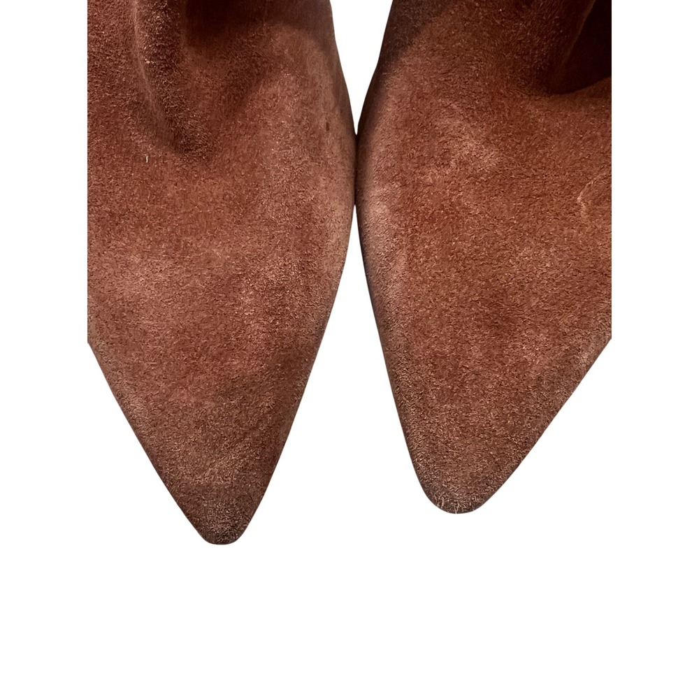 Dolce Vita Nestly Boots Brown Suede Pointed Toe Western Boho‎ Style Women's 11 - Picture 6 of 10
